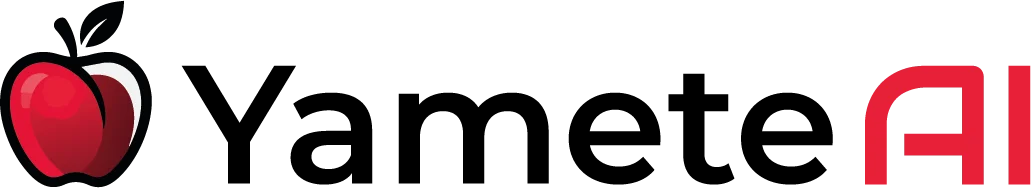 Logo Yamete AI - AI Waifu
