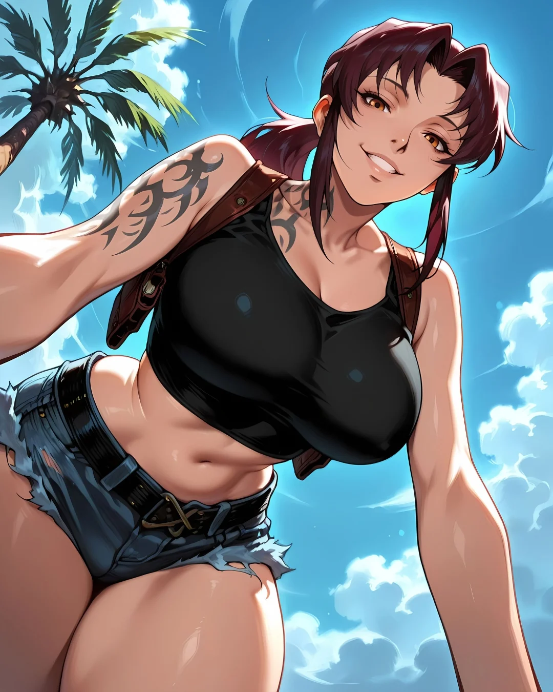 Revy Black Lagoon - Anime girl - Waifu - Yamete AI Revy Black Lagoon - Anime girl - Waifu - Yamete AI